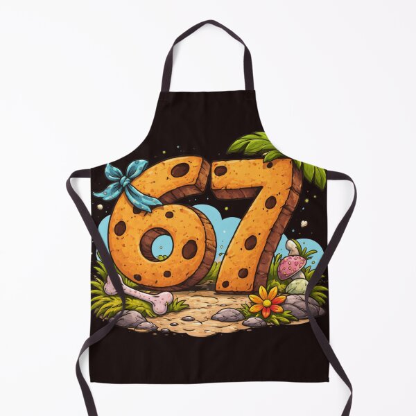 Item preview, 67 Caveman Style – Funny Prehistoric Cartoon T-Shirt Design designed and sold by Aniahck.