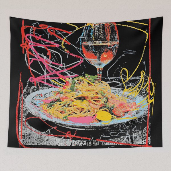 Item preview, Spaghetti Chaos at Midnight Feast designed and sold by Venon28.
