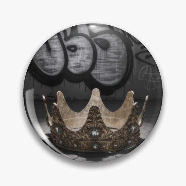 Item preview, Broken Crown Dark Street Art Luxury Print Graffiti Urban Wall Decor Poster designed and sold by sayntastic.