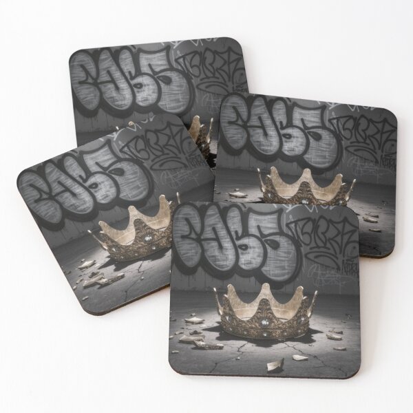 Item preview, Broken Crown Dark Street Art Luxury Print Graffiti Urban Wall Decor Poster designed and sold by sayntastic.