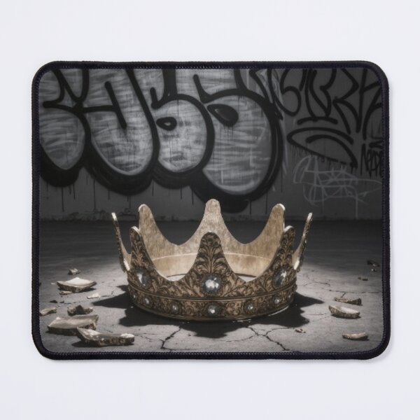 Item preview, Broken Crown Dark Street Art Luxury Print Graffiti Urban Wall Decor Poster designed and sold by sayntastic.