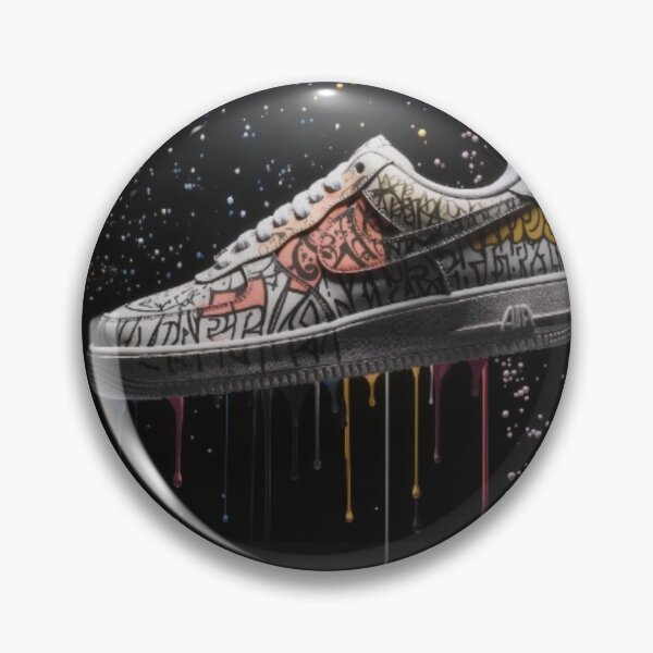 Item preview, Luxury Sneaker Graffiti Dark Street Art Print Urban Wall Decor Poster designed and sold by sayntastic.