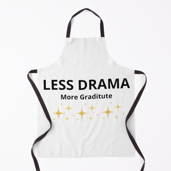 Item preview, Less Drama More Gratitude – Positive Mindset Minimalist Quote designed and sold by FreshLineArts.