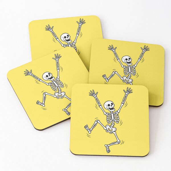 Item preview, Dancing Skeleton Funny T-Shirt, Happy Skeleton Dance Meme, Spooky Cute Halloween Party Design designed and sold by Raw Tigers.