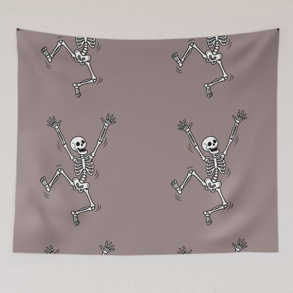 Item preview, Dancing Skeleton Funny T-Shirt, Happy Skeleton Dance Meme, Spooky Cute Halloween Party Design designed and sold by Raw Tigers.