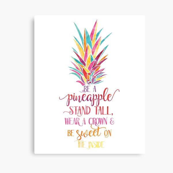 Item preview, Be A Pineapple Quote - Bright designed and sold by RubyRidgeStudio.