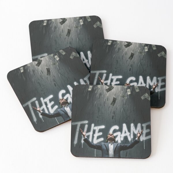Item preview, The Game Money Rain Dark Luxury Street Art Print Urban Graffiti Wall Decor designed and sold by sayntastic.