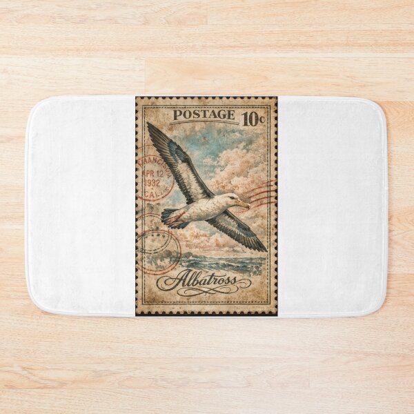 Item preview, Albatross Flight – Vintage Postage designed and sold by ForeverPrintsOK.