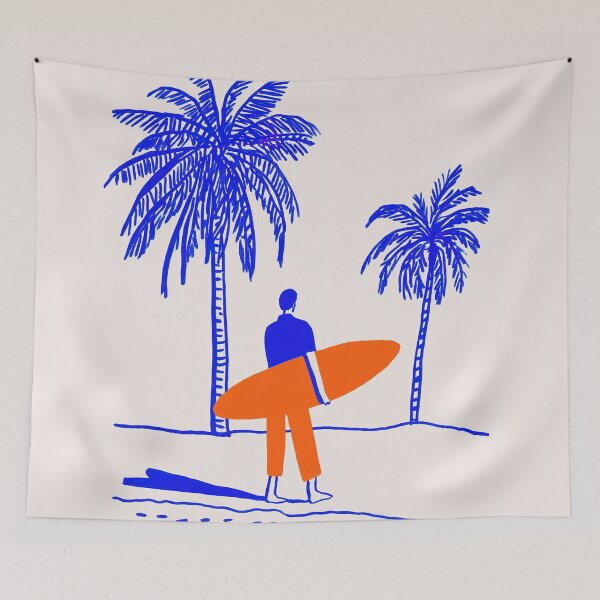 Item preview, Surfing Under Tropical Skies designed and sold by Venon28.