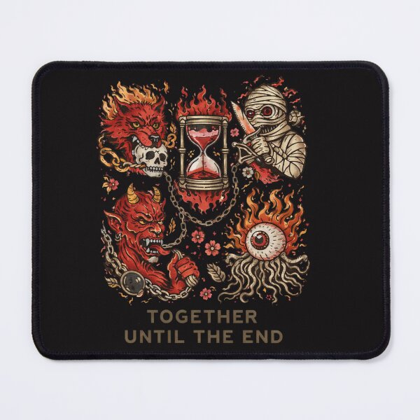 Item preview, Together Until The End Dark Gothic Horror Art designed and sold by ZenvyraLab.
