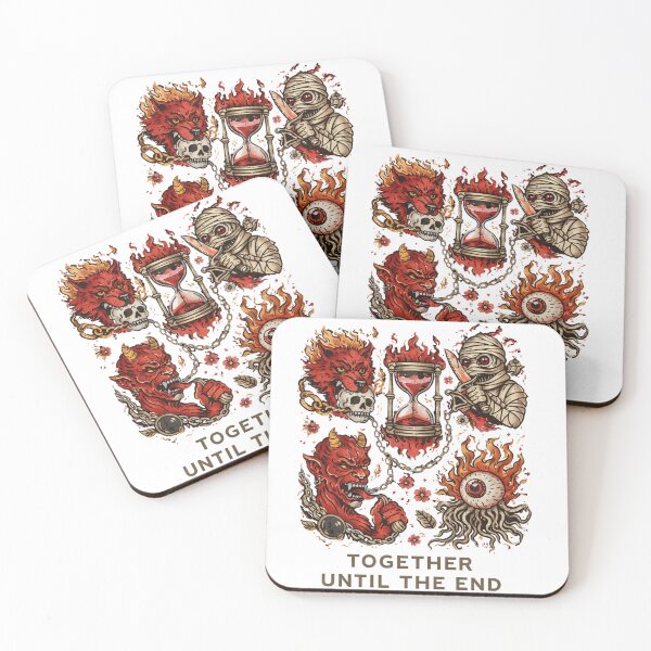 Item preview, Together Until The End Dark Gothic Horror Art designed and sold by ZenvyraLab.