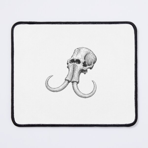 Item preview, Mammoth Skull Ink Study designed and sold by garysworld.