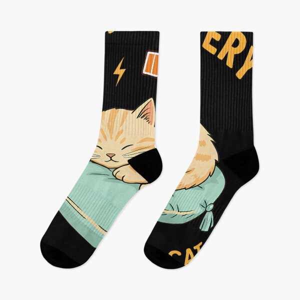 Item preview, Social Battery Recharging with My Cat Cute Cat designed and sold by JohnVBurks.