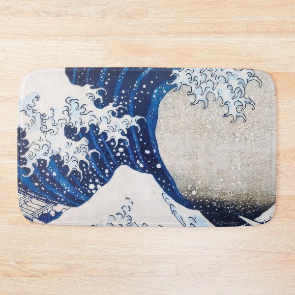 Aperçu de l'œuvre Katsushika Hokusai (33) - Katsushika Hokusai - La grande vague estampe japonaise classique créée et vendue par Romero Britto.