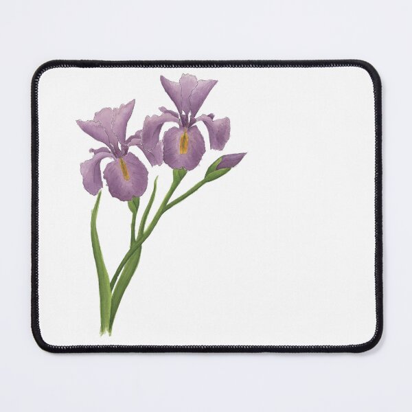 Item preview, Purple Iris Watercolor Flowers designed and sold by NaughtyFlorals.