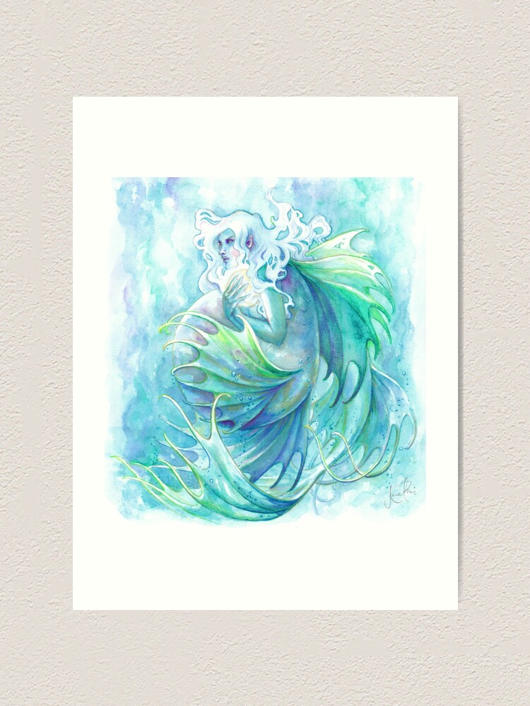 Thumbnail 1 of 3, Art Print, Pearl of Great Price designed and sold by janetchui.