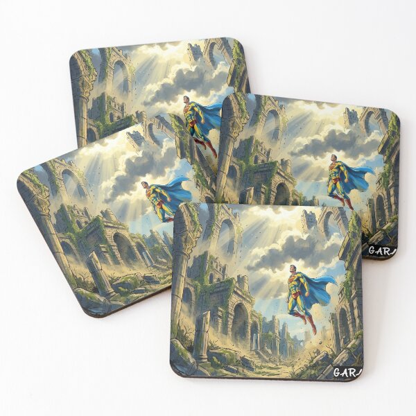 Item preview, Modern Hero Abstract: The Fallen Sanctuary designed and sold by GARAPROMOCIONES.