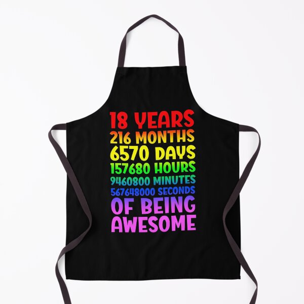 Item preview, 18 Years of Being Awesome - Official Adult Birthday Milestone Design designed and sold by Sun Sand & Sea Art.