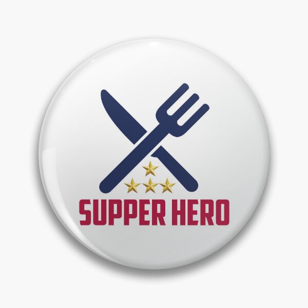 Item preview, Supper Hero Funny Food Pun Design – Superhero Parody for Food Lovers designed and sold by WordPlayStudio.