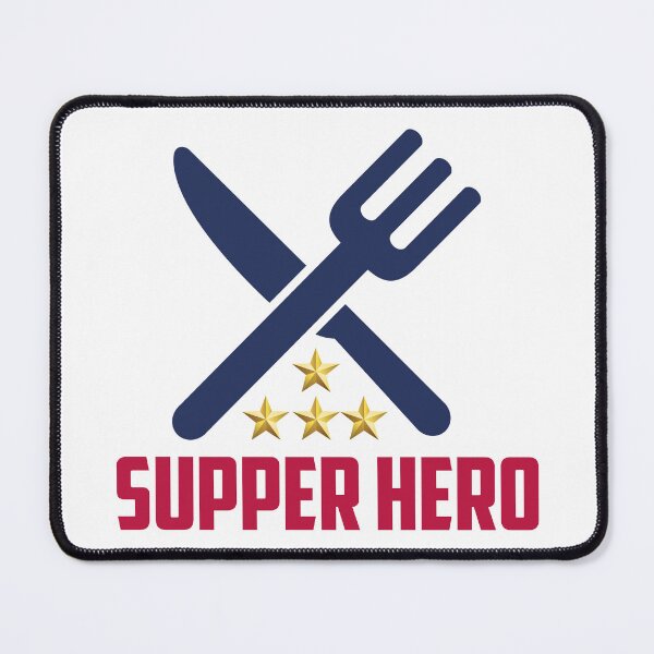 Item preview, Supper Hero Funny Food Pun Design – Superhero Parody for Food Lovers designed and sold by WordPlayStudio.