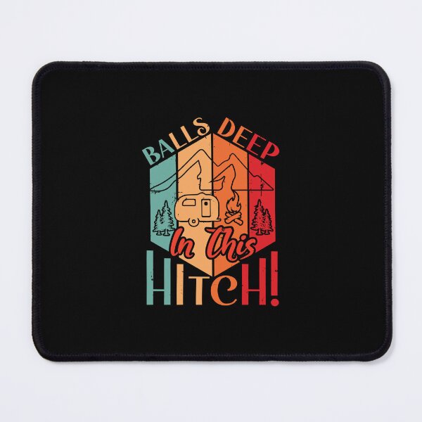 Item preview, Balled Asleep In This Hitch Camping Funny Art designed and sold by Maniutek.