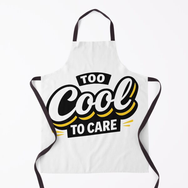 Item preview, Too Cool To Care Funny Attitude Quote Minimal Aesthetic Design designed and sold by PatrioInk.