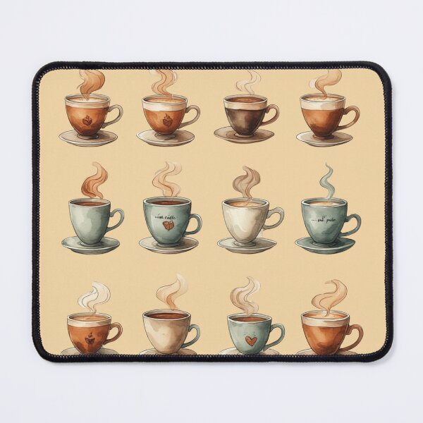 Item preview, Heart Cups Steam Mosaic designed and sold by sanorastyle.