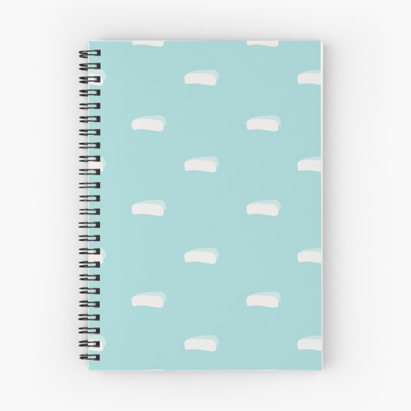 Item preview, White Minimalist Dashes on Pastel Cyan designed and sold by KSimpson838.