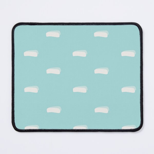 Item preview, White Minimalist Dashes on Pastel Cyan designed and sold by KSimpson838.