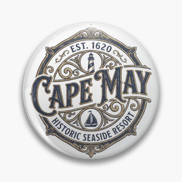 Item preview, Cape May NJ Vintage Historic Seaside Resort Jersey Shore designed and sold by Milasneeze.