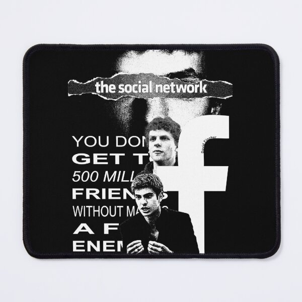Item preview, "The Social Network" graphic film poster designed and sold by StayFlow.