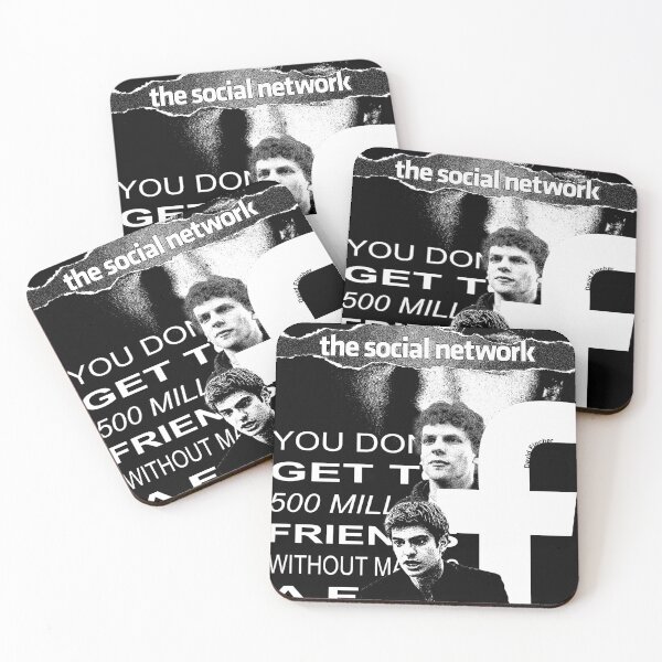 Item preview, "The Social Network" graphic film poster designed and sold by StayFlow.
