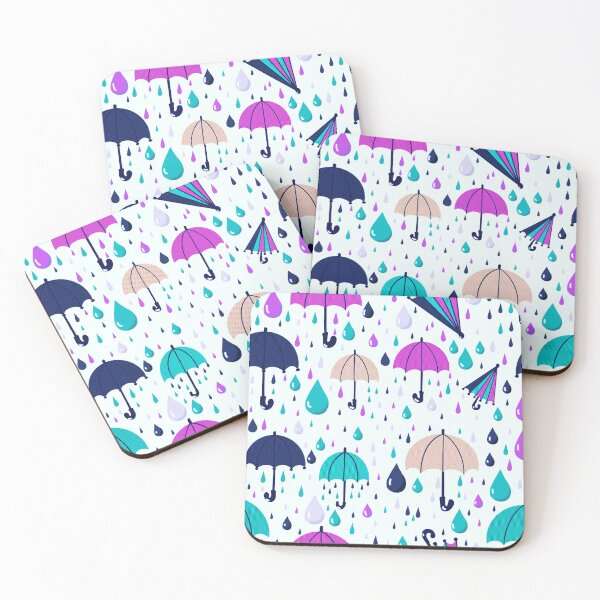 Item preview, Playful Rain - Mint Cream designed and sold by Valerie Valentine.