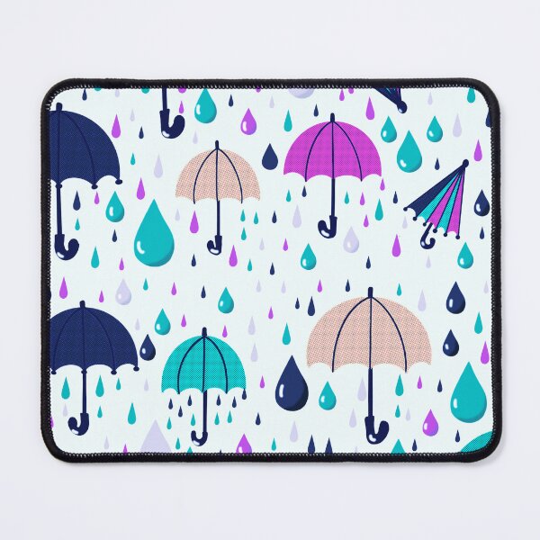 Item preview, Playful Rain - Mint Cream designed and sold by Valerie Valentine.