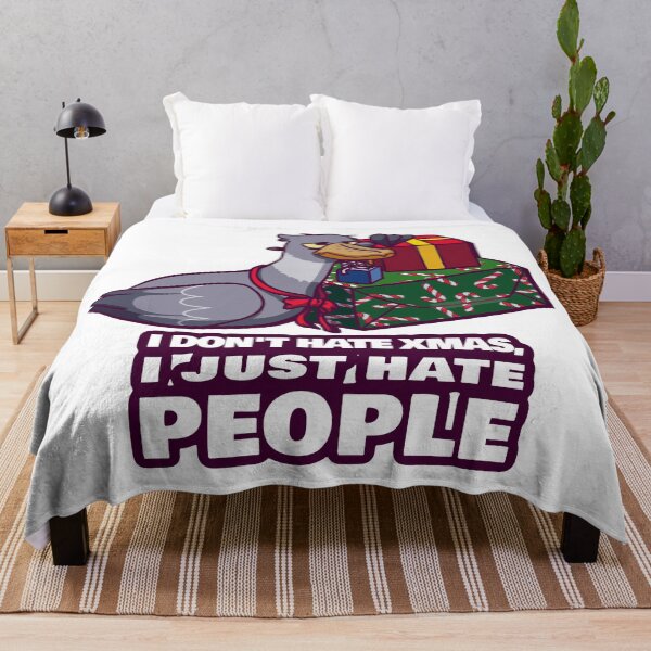 Item preview, I Don’t Hate Xmas, I Just Hate People – Funny Shoebill Stork Christmas Design designed and sold by dittoon.
