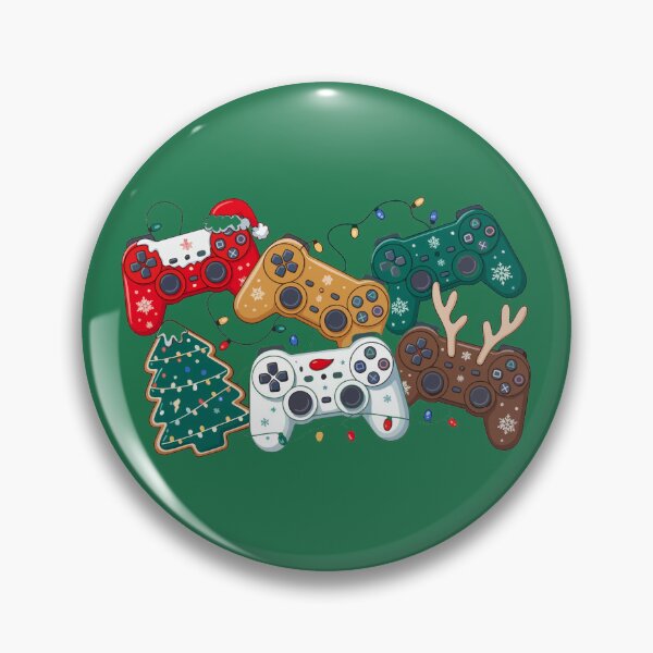 Item preview, Christmas Gaming Controllers Festive Holiday Design designed and sold by Daisy Doodles.
