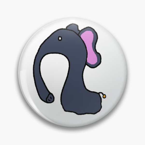 Item preview, Elephant doodle friend ghost designed and sold by Emilyautumnlife.