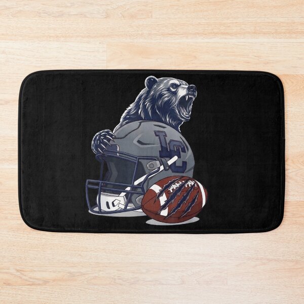 Item preview, Aggressive Grizzly Bear Ripping American Football With Helmet Sports Mascot Design designed and sold by DaphoLatara.