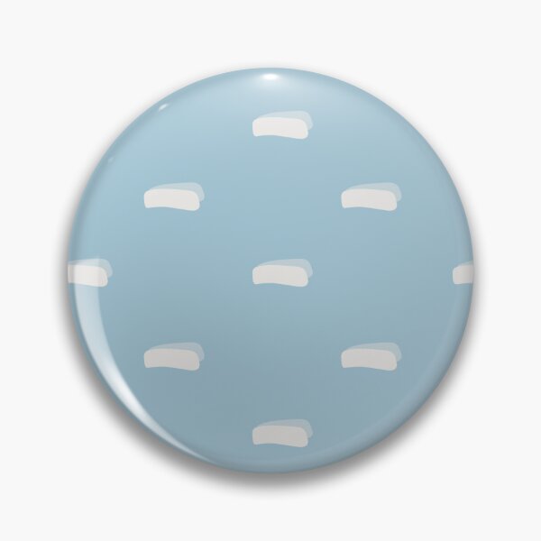 Item preview, White Minimalist Dashes on Pastel Azure designed and sold by KSimpson838.