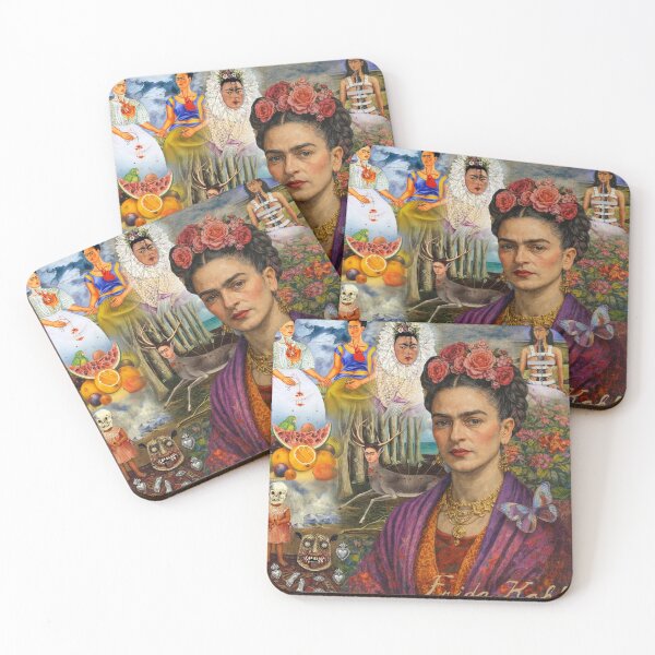 Item preview, Surreal Frida Kahlo Portrait Oil Painting designed and sold by Jessica Levaton.