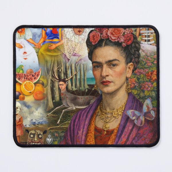 Item preview, Surreal Frida Kahlo Portrait Oil Painting designed and sold by Jessica Levaton.