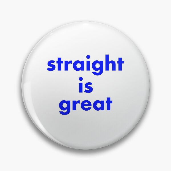 Item preview, STRAIGHT Is GREAT  designed and sold by retro-and-rust.