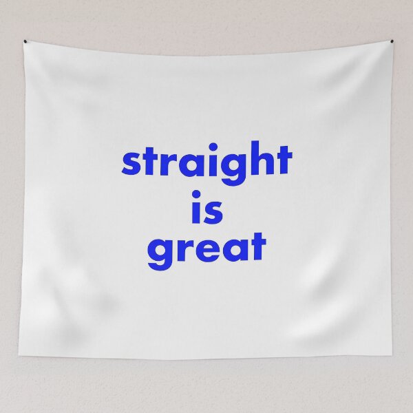 Item preview, STRAIGHT Is GREAT  designed and sold by retro-and-rust.