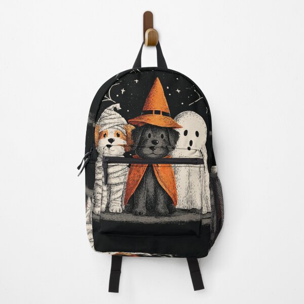 Item preview, Dogs Trio Trio Autumn Halloween Mummy Witch Ghost designed and sold by GrinGalore.
