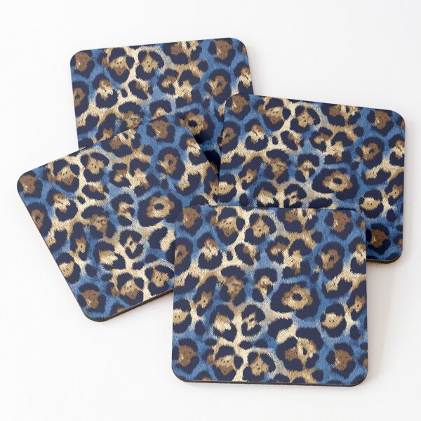 Item preview, Minimalistic Leopard Textile - Wildlife Pattern  - Christmas Gifts For Him designed and sold by RoyalStarsPatts.