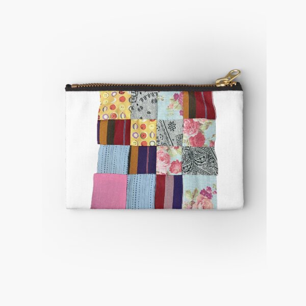Item preview, multicolor block chess board with chess patchwork pattern fabric hand quilt sewing, handmade designed and sold by pipikijung.