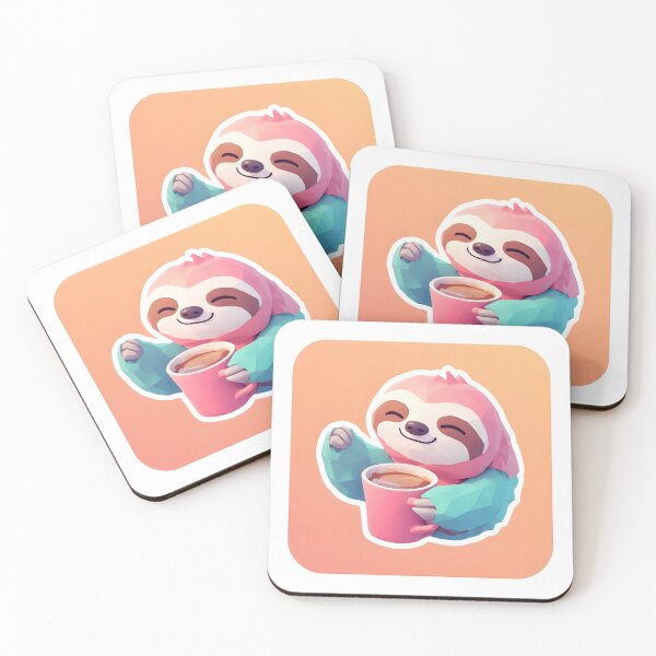 Item preview, Cozy Moments: A Sloth and Its Coffee designed and sold by RainToday.