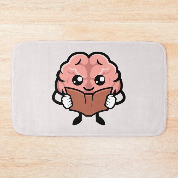 Item preview, Bookworm Brain – Cute Cartoon Brain Character Reading a Book designed and sold by Artsy Corner.