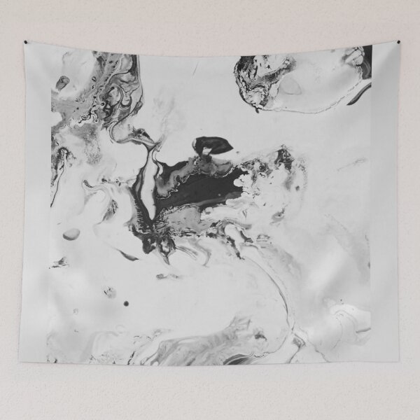 Item preview, Black & White Paint Splatter of Meat on a Platter designed and sold by Andyshouse.
