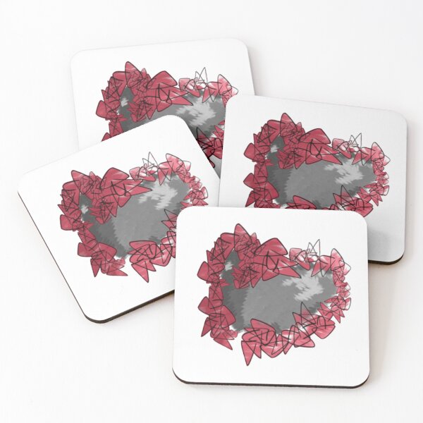 Item preview, Abstract Heart Framed with Geometric Shapes - Dynamic Val Love Aesthetics designed and sold by Krystal_Clair.